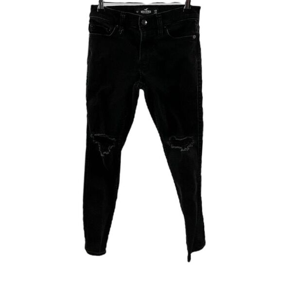 Hollister Black Skinny Advanced Stretch Jeans Size  26X30 - Picture 1 of 9